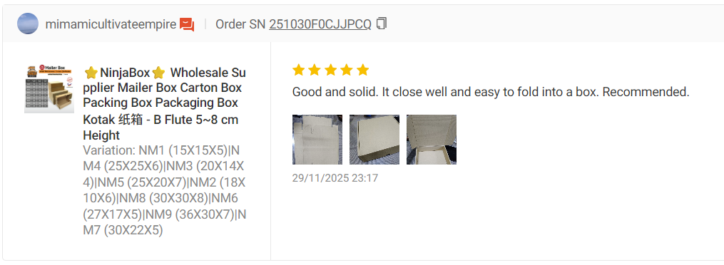 Review screenshot from syahirahz1998